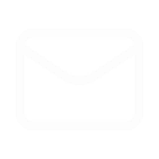 Minimalist mail white logo
